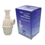 Sifón plástico 1 1/2 salida recta – 1 1/2"