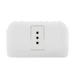 Enchufe hembra simple 10A 250V – Ref. 679 – BLANCO