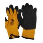 Guante palma látex amarillo/negro – T9