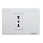 Enchufe hembra simple 10/16A 250V – Ref. BM076 – MARFIL