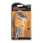 Juego de llaves Torx cortas 9 piezas – T10-T50