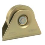 Rueda para portón con base – 80MM